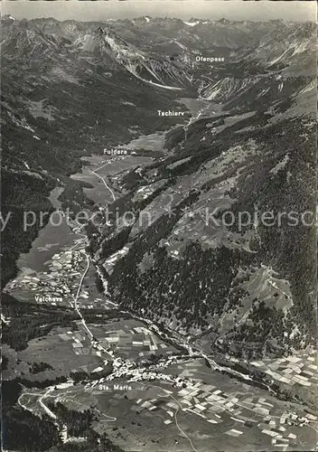 Sta Maria Muestair Muenstertal Valchava Fuldera Tschierv Ofenpass Kat. Sta Maria Muestair