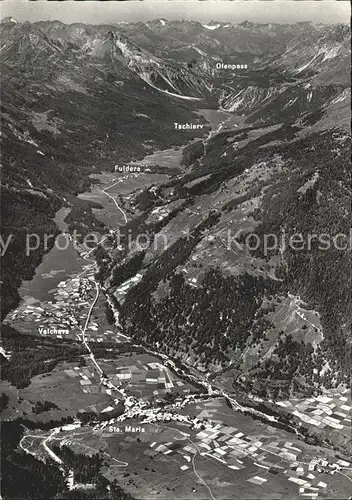 Sta Maria Muestair Muenstertal Valchava Fuldera Tschierv Ofenpass Kat. Sta Maria Muestair