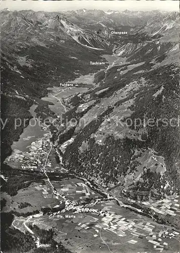 Sta Maria Muestair Muenstertal Valchava Fuldera Tschierv Ofenpass Kat. Sta Maria Muestair