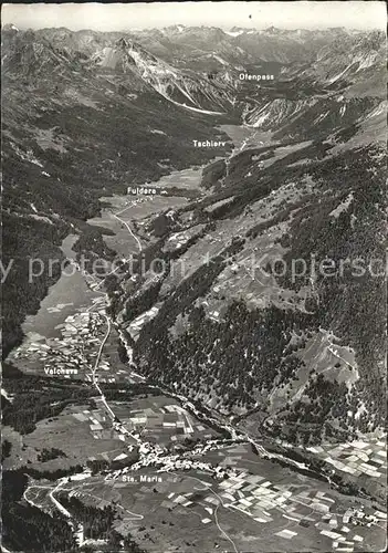 Sta Maria Muestair Muenstertal Valchava Fuldera Tschierv Ofenpass Kat. Sta Maria Muestair