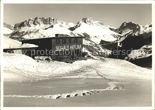 Fideris Skihaus Arflina Drusenfluh  Kat. Fideris