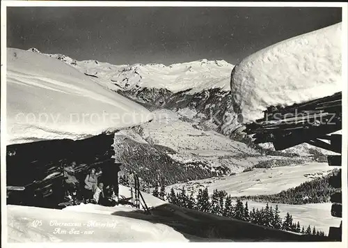 Obersaxen GR Meierhof Sez-ner / Obersaxen /Bz. Surselva