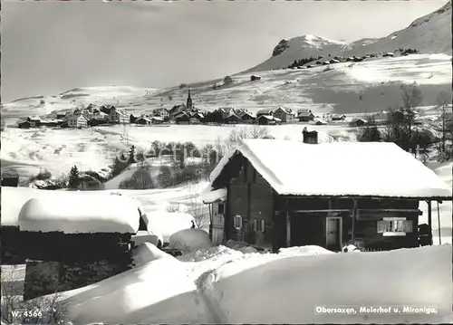 Obersaxen GR Meierhof Miraniga / Obersaxen /Bz. Surselva