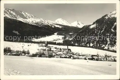 Sta Maria Muestair Turettas Piz d Ora Piz Daint Kat. Sta Maria Muestair