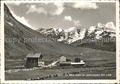 Lukmanier Sta. Maria Hospiz Lukmanierpass Kat. Lukmanier