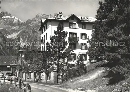 Preda Hotel Kulm  Kat. Preda