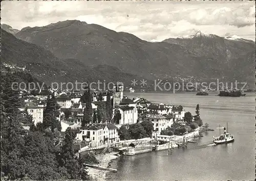 Brissago Gesamtansicht mit Lago Maggiore / Brissago /Bz. Locarno