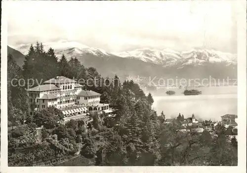 Brissago Hotel Brenscino Fliegeraufnahme / Brissago /Bz. Locarno