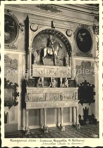 Bergamo Interno Capella B Colleoni Mausoleo Kat. Bergamo