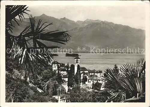 Brissago Panorama am Lago Maggiore / Brissago /Bz. Locarno