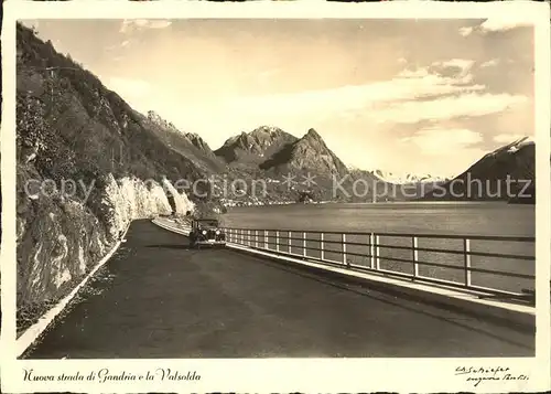 Gandria Lago di Lugano La nuova strada Kat. Gandria