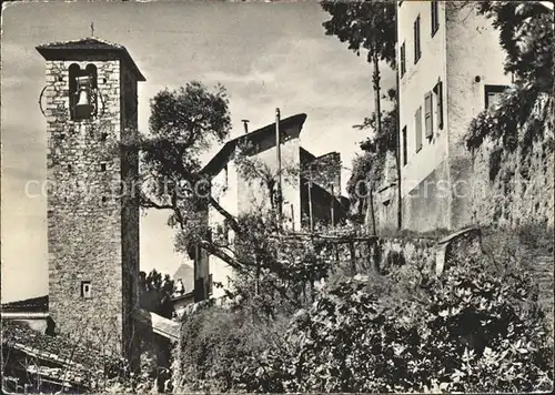 Gandria Lago di Lugano Dorfpartie Kirche Kat. Gandria