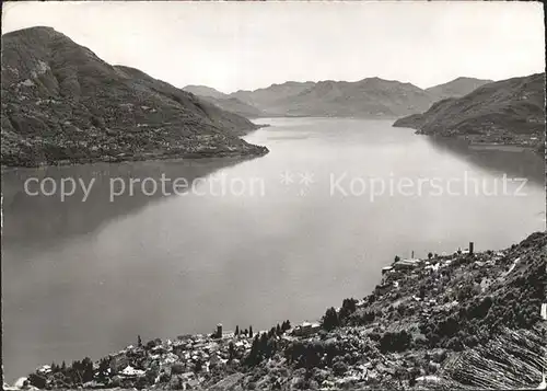 Brissago Panorama am Lago Maggiore / Brissago /Bz. Locarno