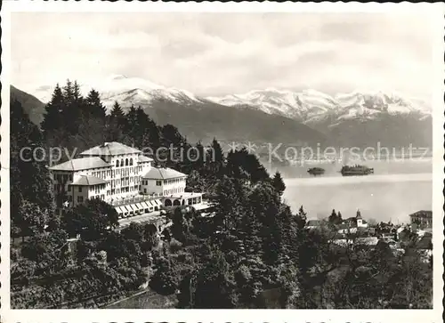 Brissago Hotel Brenscino Fliegeraufnahme / Brissago /Bz. Locarno