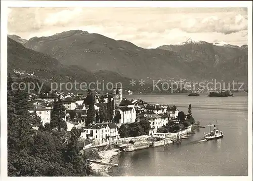 Brissago mit Inseln und Ascona / Brissago /Bz. Locarno