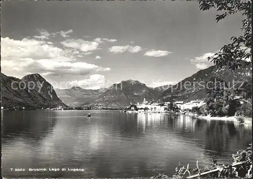 Brusinosizio Lago di Lugano Panorama Kat. Brusinosizio