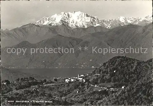 Bedigliora mit Monte Rosa Kat. Bedigliora