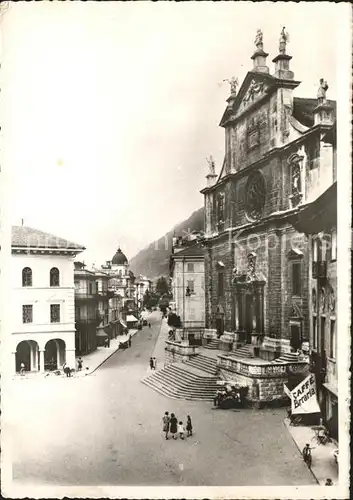 Bellinzona Colleggiata e Viale della Stazione Kat. Bellinzona