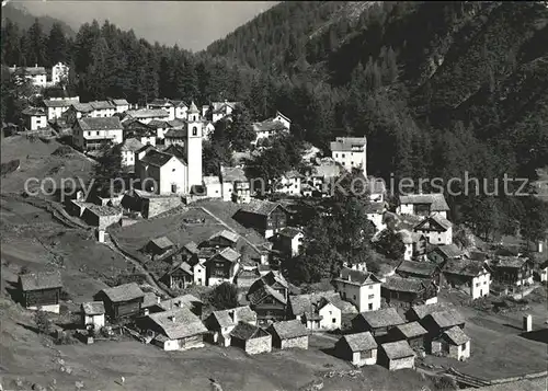 Bosco Gurin Totalansicht Kat. Bosco Gurin