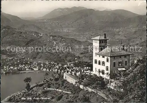 Monte Bre Lugano Kurhotel Gartenrestaurant Vetta Kulm Kat. Monte Bre