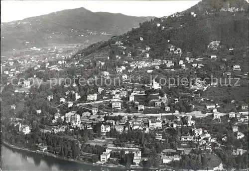 Castagnola-Cassarate Fliegeraufnahme / Castagnola /Bz. Lugano City