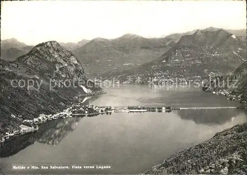 Melide Lago di Lugano e Monte San Salvatore Kat. Melide