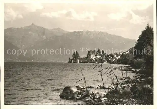 Gerra Locarno Panorama Lago Maggiore Kat. Gerra