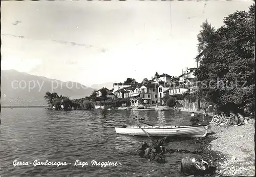 Gerra Locarno Partie am Lago Maggiore Kat. Gerra