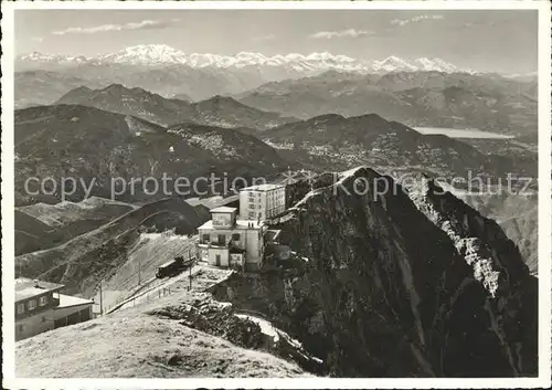 Monte Generoso Monte Rosa e catena delle Alpi Kat. Monte Generoso