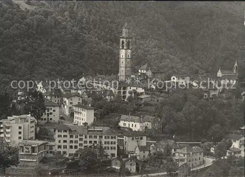 Intragna Centovalli Hoechster Kirchturm im Tessin Kat. Intragna