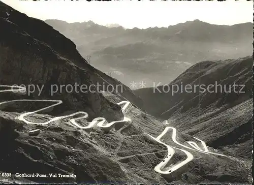 St Gotthard Gotthard Pass Val Tremola Kat. Gotthard St.