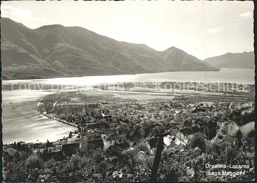 Orselina TI Panorama Lago Maggiore / Orselina /Bz. Locarno