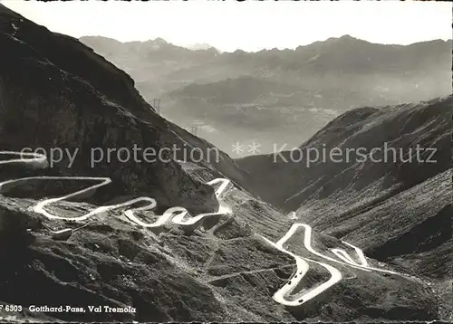 St Gotthard Gotthard Pass Val Tremola Kat. Gotthard St.