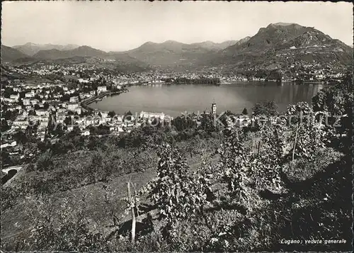 Lugano TI Veduta generale Kat. Lugano