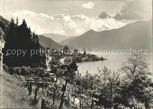 Gerra Locarno Panorama Lago Maggiore Kat. Gerra