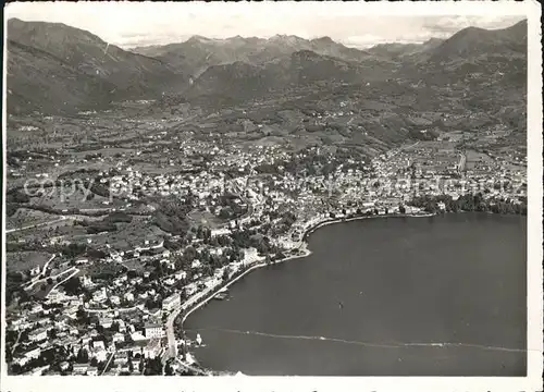 Lugano TI Panorama Luganersee Kat. Lugano
