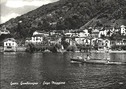 Gerra Locarno Panorama Lago Maggiore Kat. Gerra