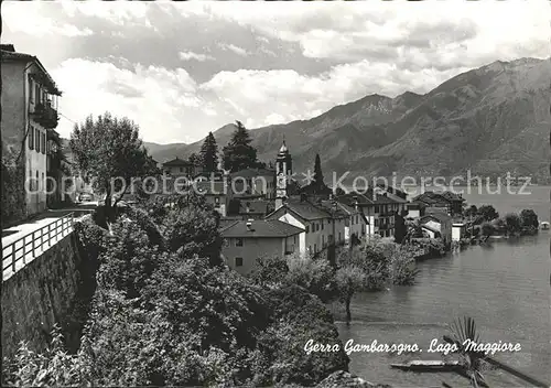 Gerra Locarno Panorama Lago Maggiore Kat. Gerra