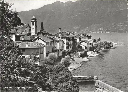 Gerra Locarno Panorama Lago Maggiore Kat. Gerra