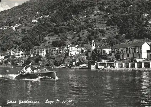 Gerra Locarno Panorama Lago Maggiore Kat. Gerra