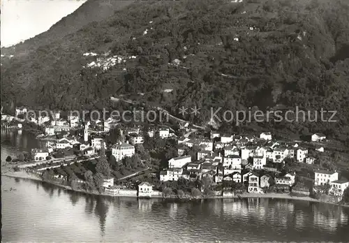 Gerra Locarno am Lago Maggiore Aerofoto Kat. Gerra