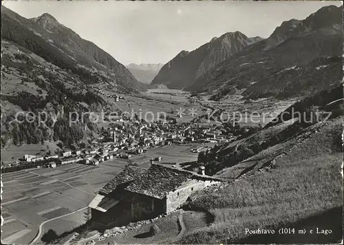 Poschiavo Totalansicht Kat. Poschiavo