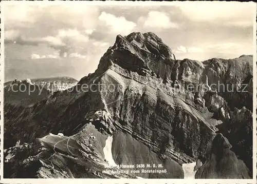 Altmann Saentis mit Aufstieg zum Rosteinpass Bergwanderroute Appenzeller Alpen Kat. Altmann