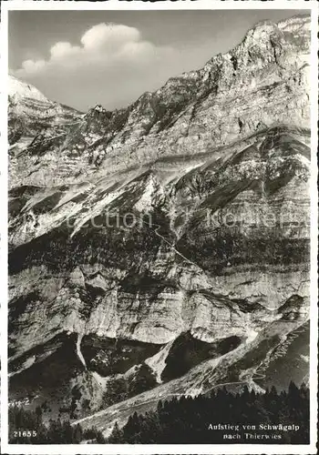 Schwaegalp Aufstieg nach Tierwies Bergtour Appenzeller Alpen Kat. Schwaegalp