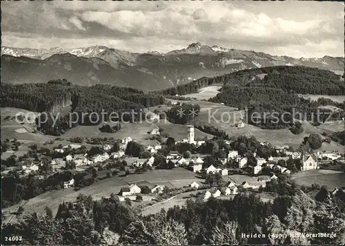 Heiden AR Panorama mit Vorarlberge / Heiden /Bz. Vorderland