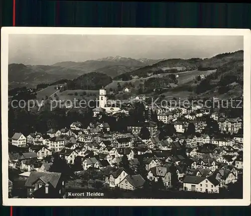 Heiden AR Gesamtansicht Kurort mit Alpenpanorama / Heiden /Bz. Vorderland