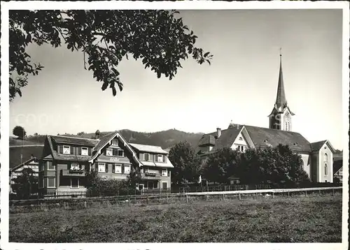 Gonten Chalet Erika Kirche Kat. Gonten