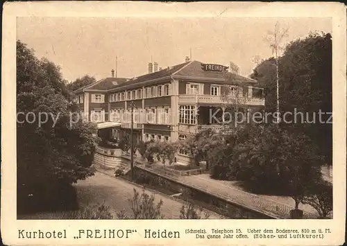 Heiden AR Kurhotel Freihof / Heiden /Bz. Vorderland