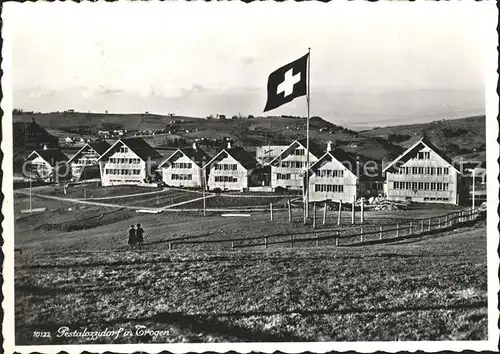 Trogen AR Pestalozzi Dorf Schweizer Flagge / Trogen /Bz. Mittelland