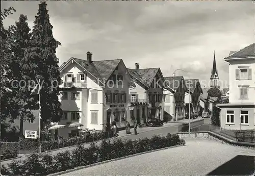 Rehetobel Gasthof Pension Loewen Kirche Kat. Rehetobel